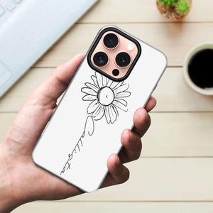Personalized Daisy iPhone 16 Pro Max Case, Glossy